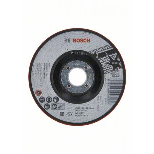 Bosch brúsny kotúč INOX, kov 125 x 3 x 22,23 mm