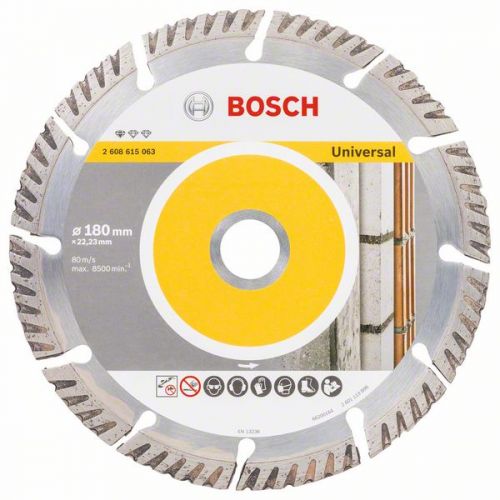 Bosch Diamantový kotúč Standard, Universal 180 mm