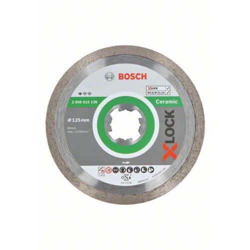 Bosch Diamantový kotúč X-LOCK Standard , keramika 125 mm