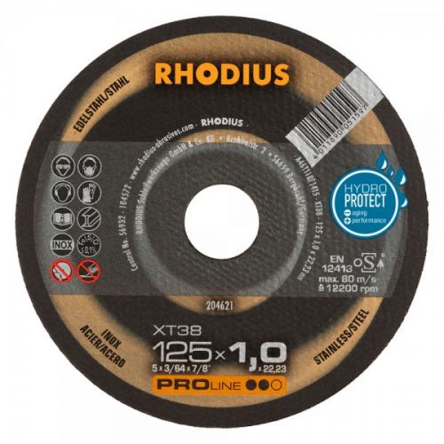 Rhodius Rezný kotúč na inox PROLINE 150 x 1,5 x 22,23 mm XT38