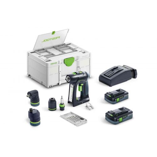 Festool Akumulátorový vŕtací skrutkovač C 18 HPC 4,0 I-Set