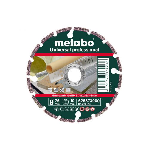 Metabo Diamantový kotúč, universal 76 x 10 mm