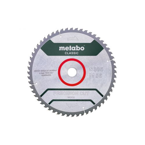 Metabo Pílový kotúč na drevo 305 x 30 x 2,4 mm, 56 zubov TCG/N, v kartóne