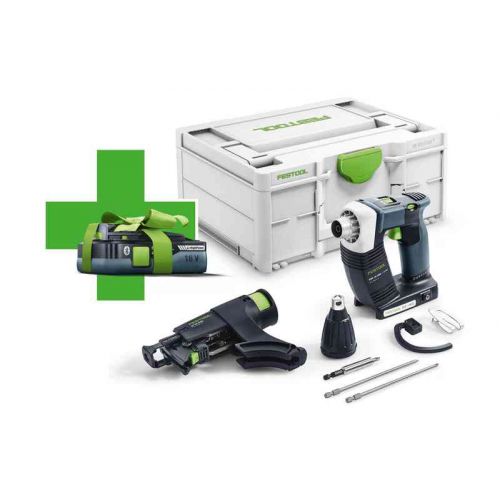 Festool Akumulátorový skrutkovač na stavbu DURADRIVE DWC 18-4500-Basic-4,0