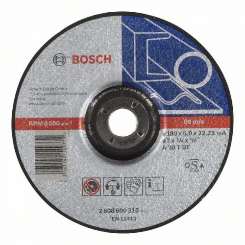 Bosch brúsny kotúč s prelisom , kov 180 x 6 x 22,23