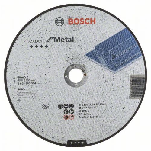 Bosch Rezný kotúč Expert for Metal 230 x 3 x 22,23 mm, rovný