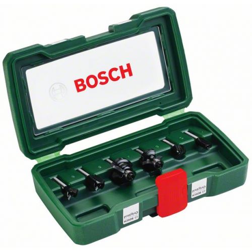 Bosch  6-dielna sada TC fréz (6 mm stopka)