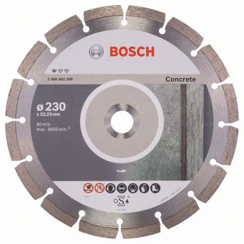 Bosch Diamantový kotúč Standard, betón 230 mm