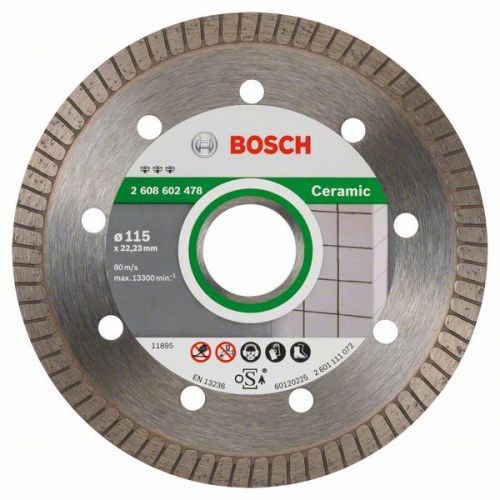 Bosch Diamantový kotúč Extra-Clean Turbo, keramika 115 mm