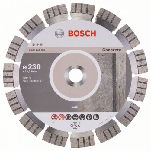 Bosch Diamantový kotúč Best, betón 230 mm