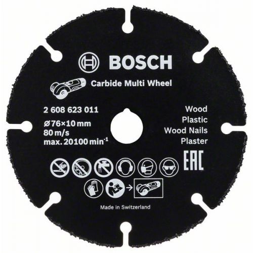 Bosch Rezný kotúč Carbide Multi 76 x 1 x 10 mm