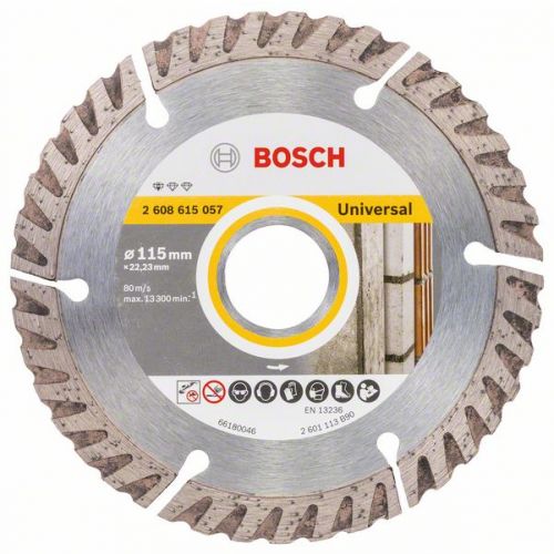 Bosch Diamantový kotúč Standard, Universal 115 mm
