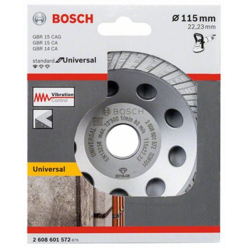 Bosch Diamantový miskovitý kotúč, univerzál 115 mm