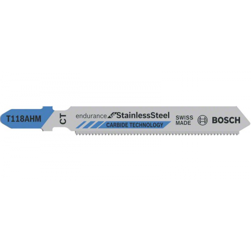 Bosch Pílový list do priamočiarych píl T 118 AHM, inox