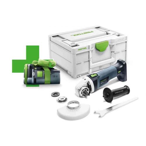 Festool Akumulátorová uhlová brúska AGC 18-125 EB-Basic-5,0